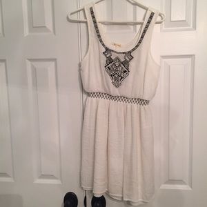 White Francesca’s Mini Dress